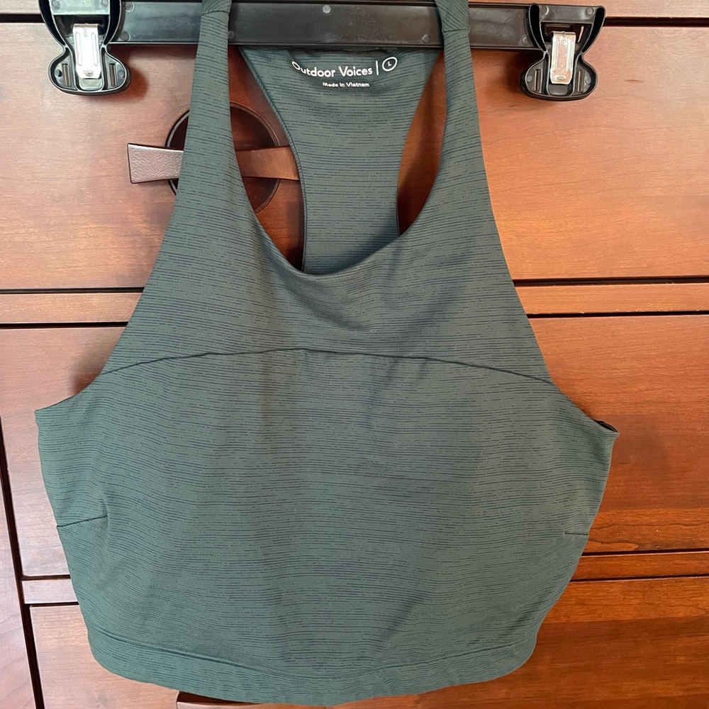 Outdoor Voices Crop Top/ Racerback Bra
